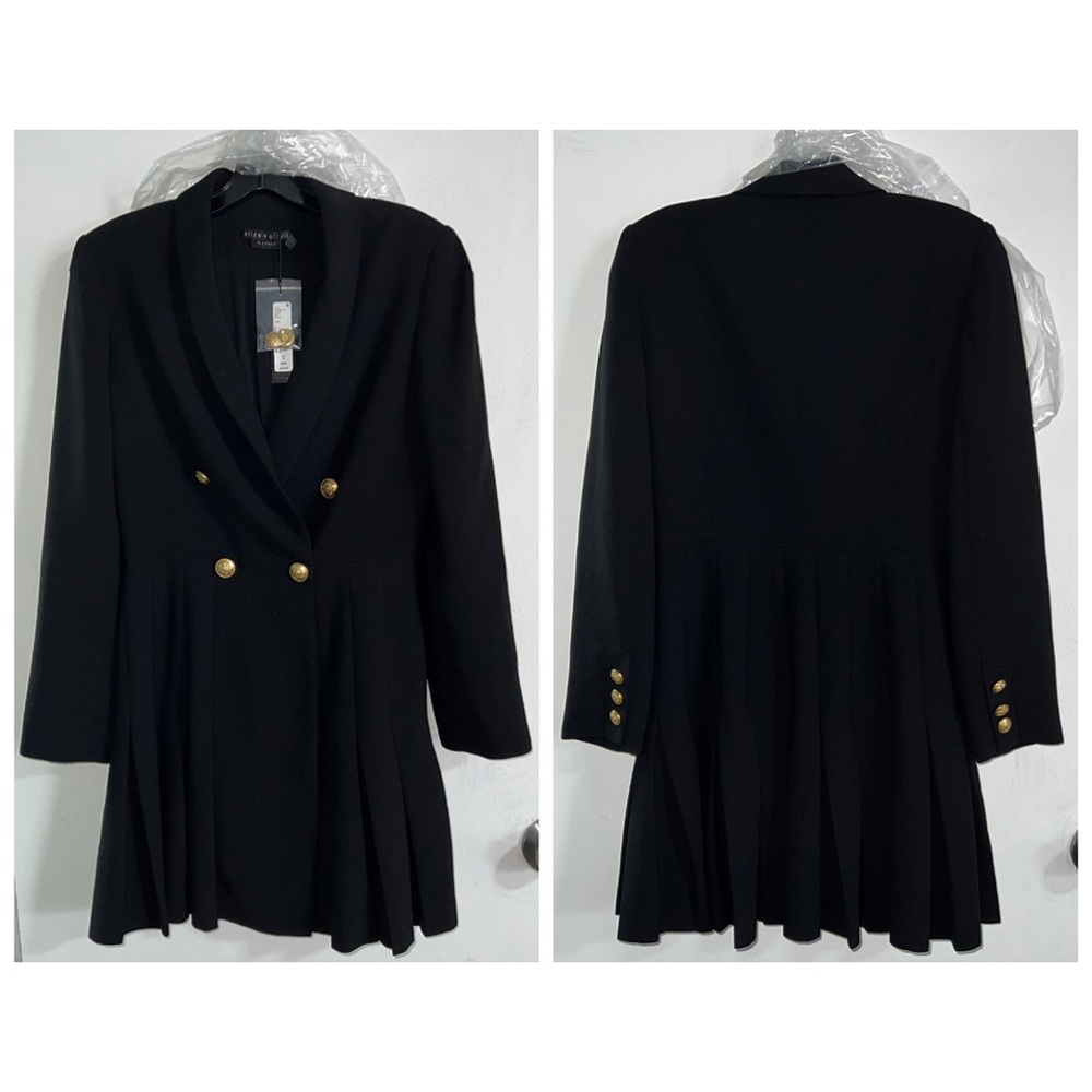 Alice + Olivia Kyrie Black Tuxedo Mini Dress - Picture 5 of 16